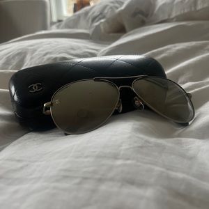 Chanel Pilot Interlock Sunglasses